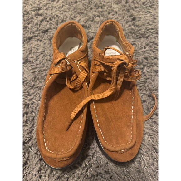 ' 'Batto' loafers recall classic boat styles. Made from croc-effect suede - Picture 2 of 2